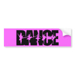 Dance With Dancers Colours bumper stickers