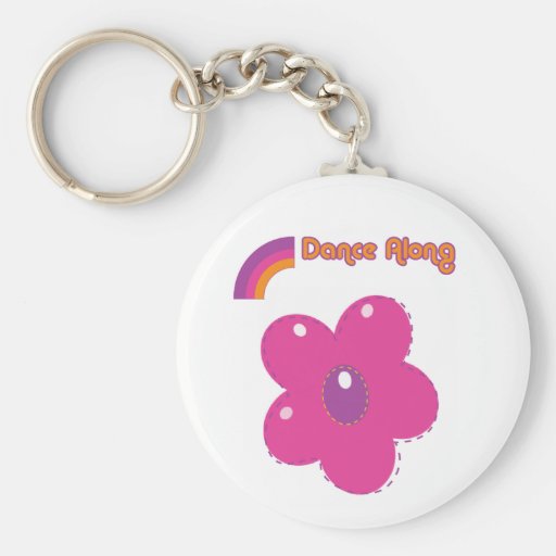 dancealong_key_chain_flower keychain