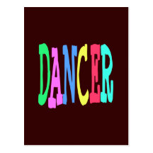 DANCER GIFT POST CARDS