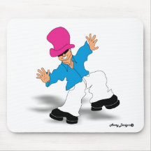 Dancer mouse pad