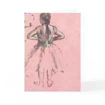 Dancer Viewed from the Back by Edgar Degas Greeting Cards