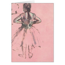 Dancer Viewed from the Back by Edgar Degas Greeting Cards