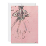 Dancer Viewed from the Back by Edgar Degas Custom Invitation