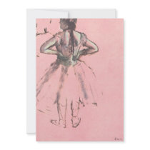 Dancer Viewed from the Back by Edgar Degas Custom Invitation