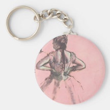 Dancer Viewed from the Back by Edgar Degas Key Chains