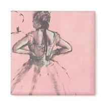 Dancer Viewed from the Back by Edgar Degas Refrigerator Magnets