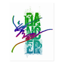DANCER with DANCER ARTWORK Post Card