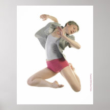 Dancer with Grey Jacket Print
