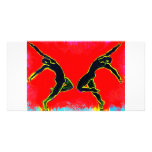 Dancers Arching Custom Photo Card