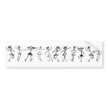 dancers bumper stickers