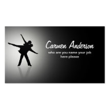 dancers business card