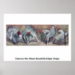 Dancers Her Shoes Bound By Edgar Degas posters