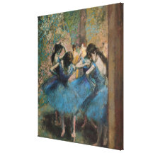 Dancers in blue, 1890 canvas prints