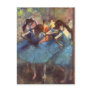 Dancers in Blue Post Cards