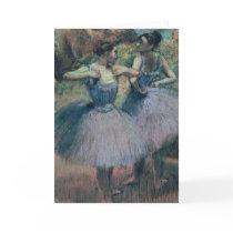 Dancers in Violet Greeting Cards