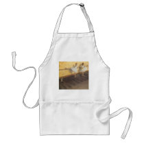 Dancers Practicing at the Barre by Edgar Degas Aprons