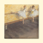 Dancers Practicing at the Barre by Edgar Degas magnets