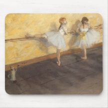 Dancers Practicing at the Barre by Edgar Degas Mousepads