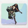 DANCIN Girl in African Ankara dress Mouse Pads