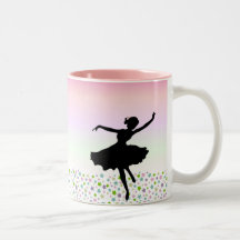 Dancing amongst the stars - pink sunset mug