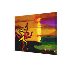 Dancing at Sunset (Gallery Wrapped Canvas)