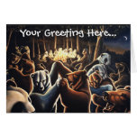 Dancing Bears Greeting Custom Cards Art Cards