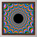Dancing Black Centre with Colour Emissions