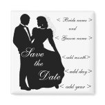 Dancing Bride and Groom Silhouette Favours