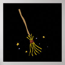 Dancing Broom Print