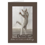 Dancing Cat Birthday Card