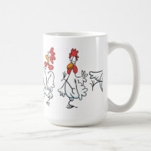 Dancing Chickens Coffee Mug