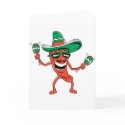 Dancing Chilli Pepper cards