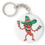 Dancing Chilli Pepper keychains