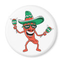 Dancing Chilli Pepper magnets