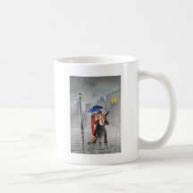 DANCING COUPLE UMBRELLA MUGS