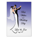 Dancing Couple Wedding Card for Lea-Jose