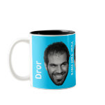 Dancing Dror Happy Face! mugs