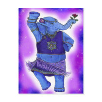 Dancing Elephant Postcards