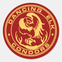 dancing elk condors stickers