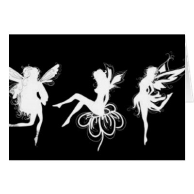 Dancing Elves Greeting Cards by Natasha_R_Graham