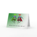 Dancing elves Greeting Card