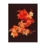 Dancing Firebirds Abstract Art Postcard