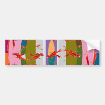 Dancing Flowers - Dance Floor Bumper Sticker
