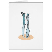 dancing fork and knife cards