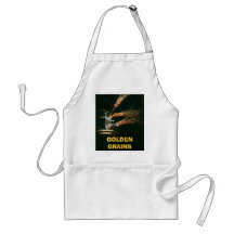Dancing Frog, GOLDEN GRAINS Apron
