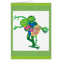 dancing frogs cards