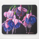 Dancing Fuschias Mouse Mat mousepad