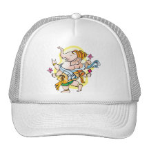 Dancing Ganesha Mesh Hats