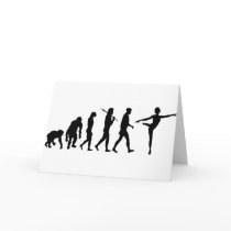 Dancing gifts for ballet and modern dancers greeting cards