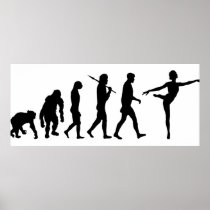 Dancing gifts for ballet and modern dancers print